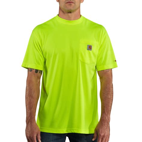 Design Mens Force Color Enhanced Hi Visibility Short Sleeve T Shirt