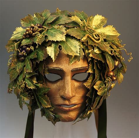 Masque Dionysos En Rupture De Stockfabriqué Sur Commande Etsy France