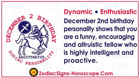 December 2 Zodiac Sign The 2nd December Horoscope Predicts That