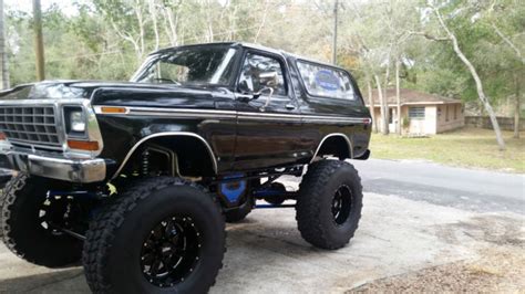 1979 Custom Lifted Black Ford Bronco