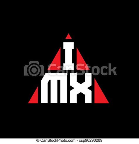 Imx Triangle Letter Logo Design With Triangle Shape Imx Triangle Logo