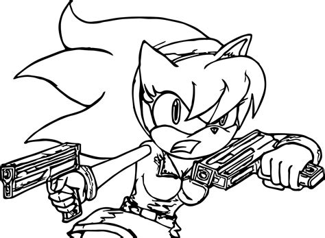 Sonic And Amy Coloring Pages at GetDrawings | Free download
