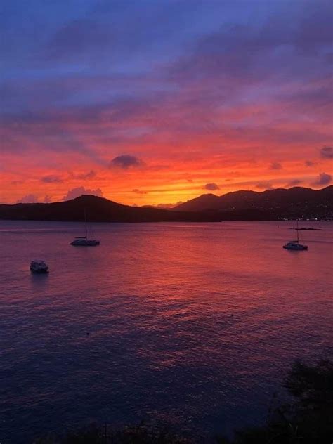 Us Virgin Islands Sunrise Sunset Us Virgin Islands Sunset