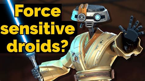 Can Droids Be Force Sensitive Canon Youtube