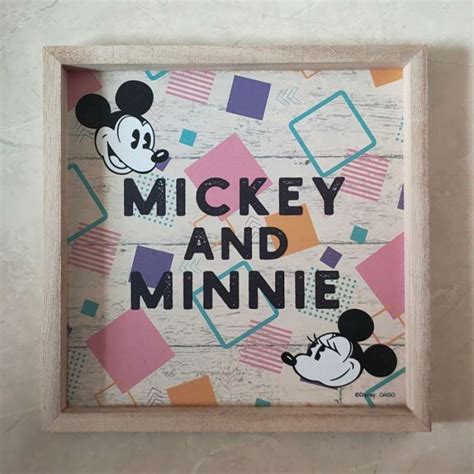 Promo Mickey Minnie Mouse Tray Nampan Kayu Diskon 23 Di Seller Anabel