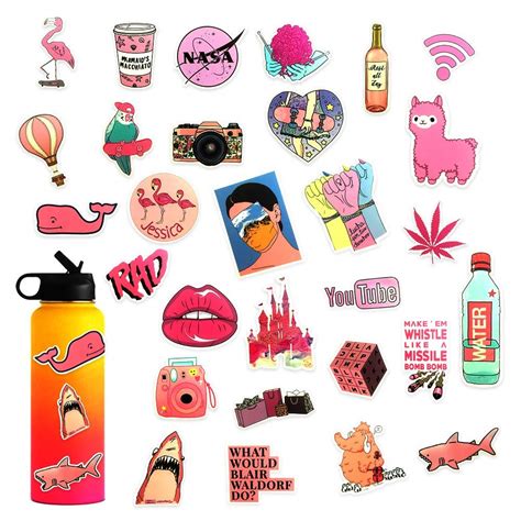 Buy Vsco Stickers For Water Bottles Laptop Stickers 103ppacks Cute