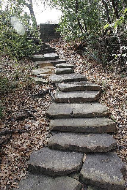 There are countless ideas out there to inspire you to add landscaping rocks to your own garden. rock stairs | Landscaping with rocks, Backyard landscaping, Landscape stairs