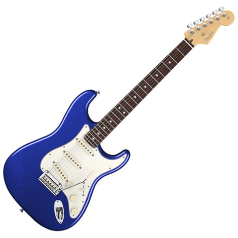 Fender American Standard Stratocaster Electric Guitar Mystic Blue At