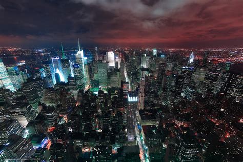 Tlcharger Fond Decran Lempire State Building New York Ville Nuit