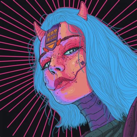 20 Fantastic Cyberpunk Character Concept Arts Inspirations And Designs