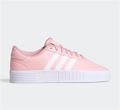 Tênis Adidas Court Bold Feminino Rosa branco novo e Original