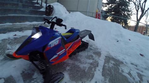 Just Driving My Rc Snowmobile Around Driving On Race Trackandor On Field