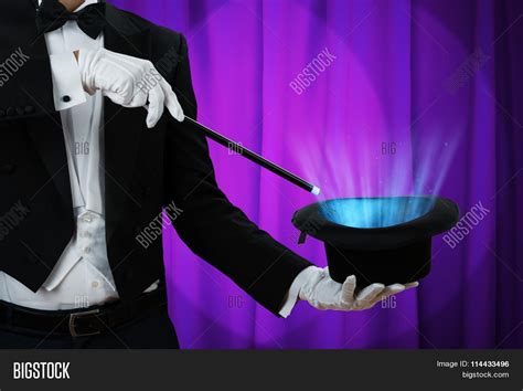 Magician Holding Wand Image And Photo Free Trial Bigstock