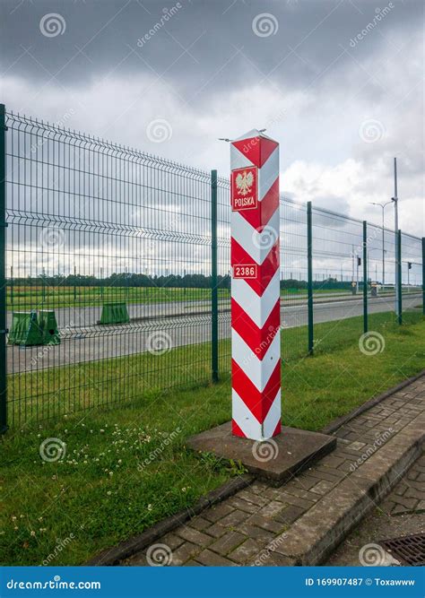 Border Post On The Border Of Poland Editorial Photography Image Of