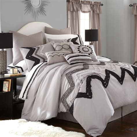 Product Reviews Kira Grey 24 Piece Comforter Set Comforter Sets Elegant Comforter Sets Grey