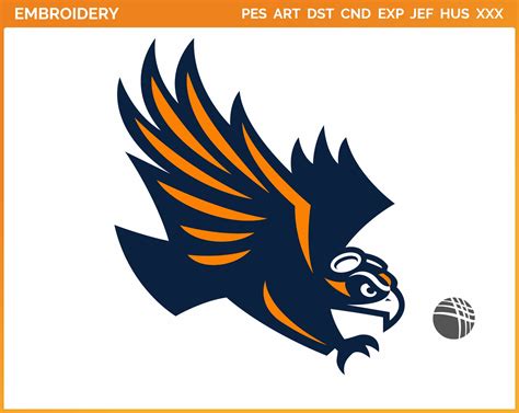 Ut Martin Skyhawks Alternate Logo 2020 College Sports Embroidery