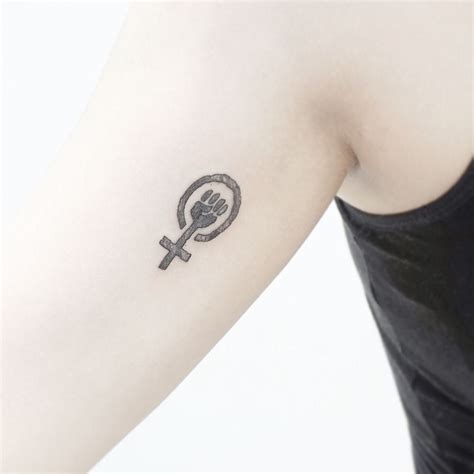 33 Tiny But Fierce Feminist Tattoos Feminist Tattoo Feminism Tattoo