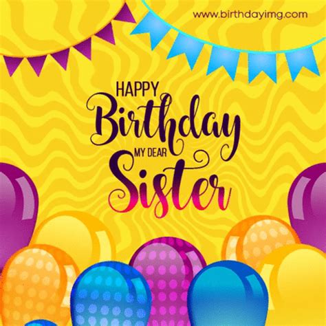 Happy Birthday Sister Image  Artofit