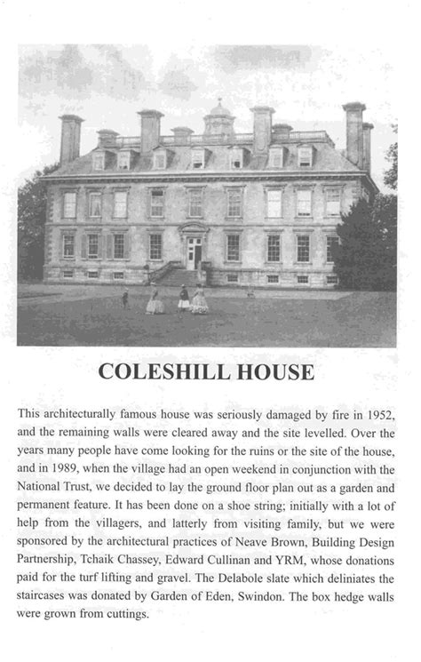 Coleshill House And Churchills Underground Army
