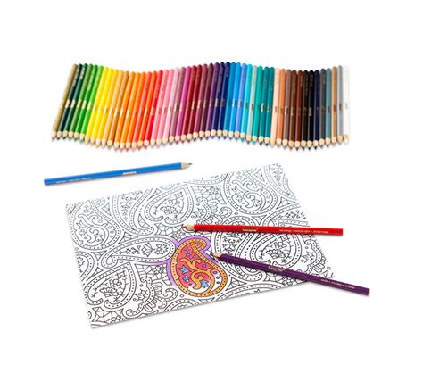 Colored Pencils Adult Coloring Set 50ct Crayola