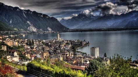Montreux Switzerland Full Hd Desktop Wallpapers 1080p