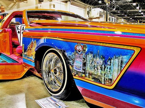 Cultura Lowrider Las Vegas Painting Car Painting Chicano Hot Rods