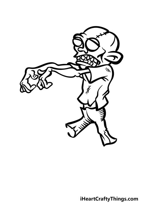 Easy Zombie Drawings