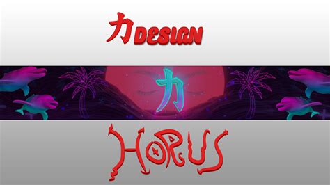 1024x576 youtube banner background new youtube banner ] by animal, monitor, screenshot, text. Banner HORUS VAPORWAVE RETROWAVE by HORUS-ADRIEL on DeviantArt