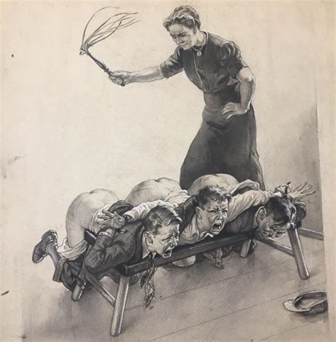 Unknown - A Monochrome Watercolour Naughty Boys Circa 1920 For Sale at
