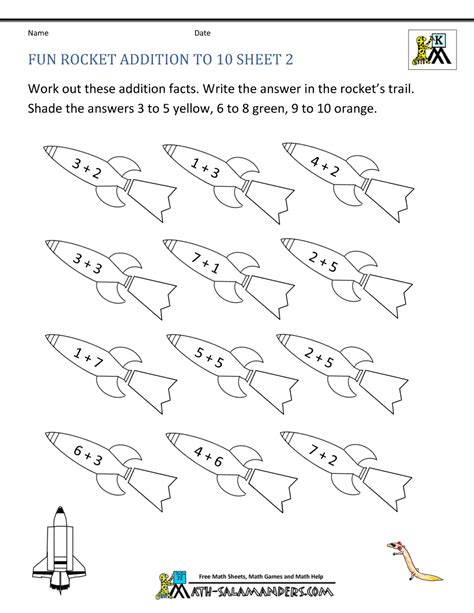 Kindergarten math worksheets, including basic addition for kindergarten, subtraction for kindergarten and other math worksheet related this page has a collection of color by number worksheets appropriate for kindergarten through fourth grade, covering addition, subtraction. Math Coloring Sheets for Kindergarten