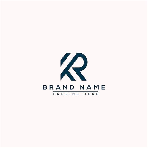 Premium Vector Kr Logo Design Template Vector Graphic Branding Element