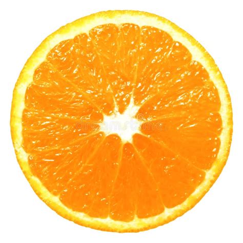 Orange Slice Isolated Stock Photo Image Of Juicy Macro 136827750