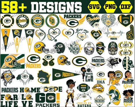 Packers Svg Green Bay Packers Svg Bundle Packers Logogreen Bay