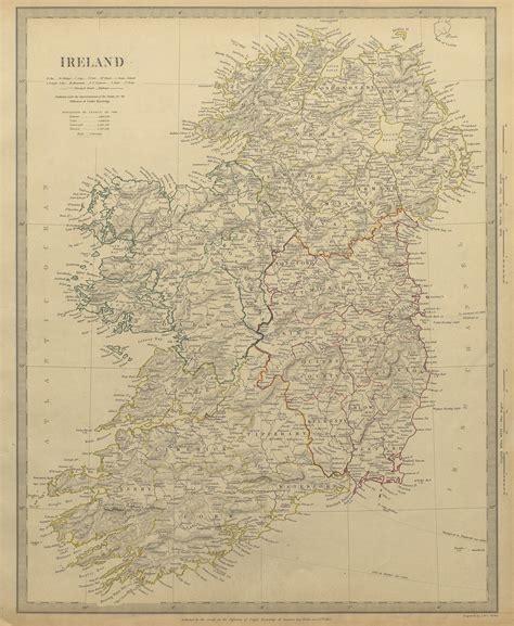 Ireland Antique Ireland Maps And Art Prints Irish County Maps Old