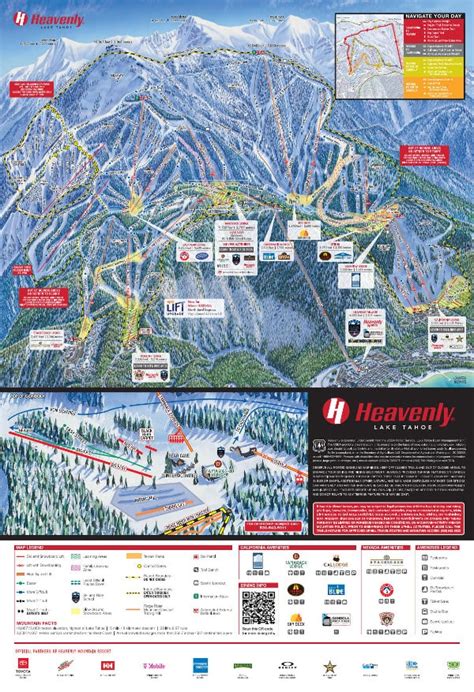 Heavenly Lake Tahoe Ski Trail Map Free Download