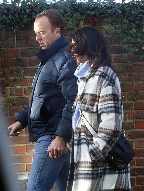 Matt Hancock And Gina Coladangelo Hold Hands In Rare Public Appearance During Morning Walk In