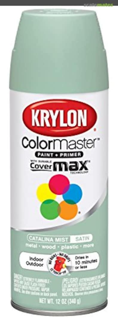 Catalina Mist 53529 53529 Enamel Satin Krylon 12 Oz