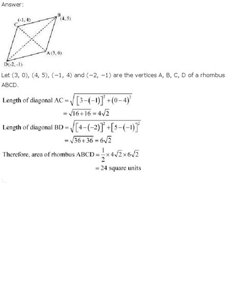Coordinate Geometry Class 10 Mathematics Ncert Solutions