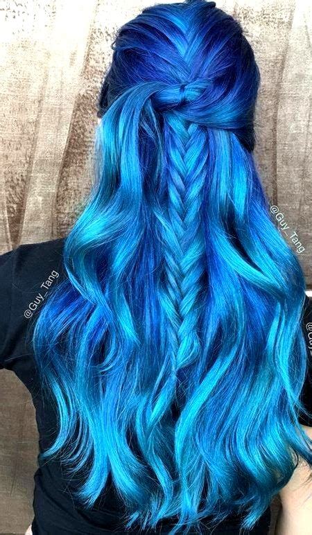 Sapphire Blau Haarfarbe Haarfarben Haarfarbe Blau Blaue Haare