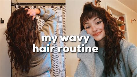 Updated Wavy Hair Routine 2a 2b Wash Day Youtube