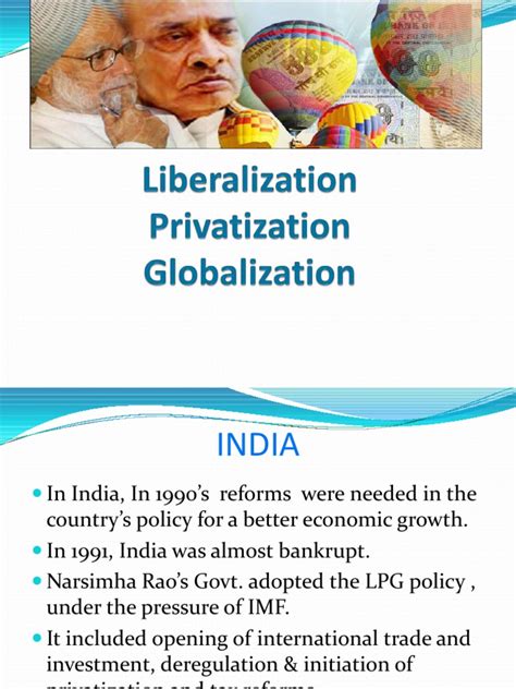 Liberalization Privatization Globalization Privatization Economic