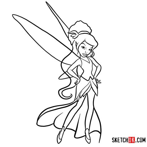 Tinkerbell Vidia Coloring Pages