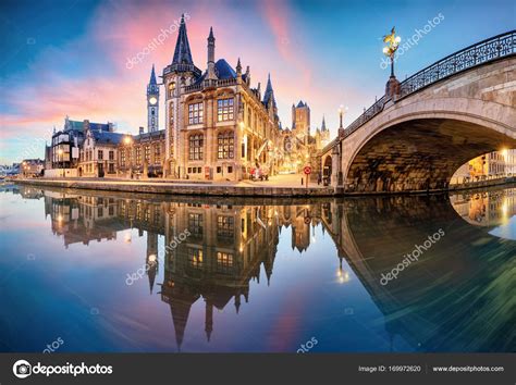 Gent Belgium At Day Ghent Old Town — Stock Photo © Ttstudio 169972620