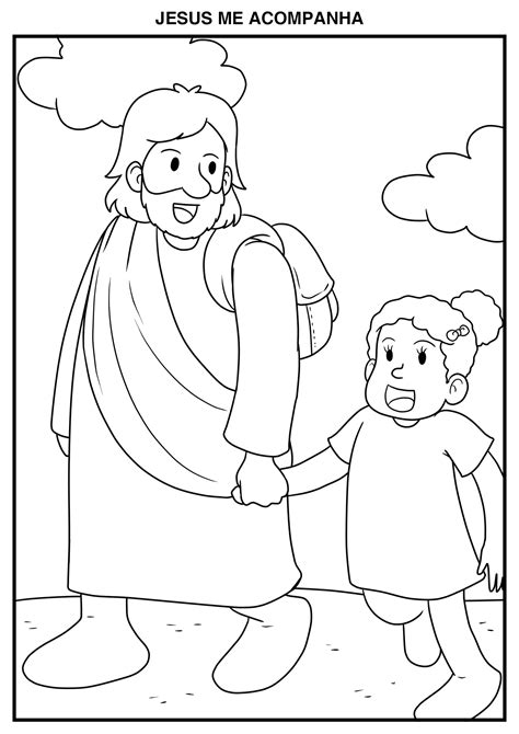 A Filha De Jairo Desenho Para Colorir
