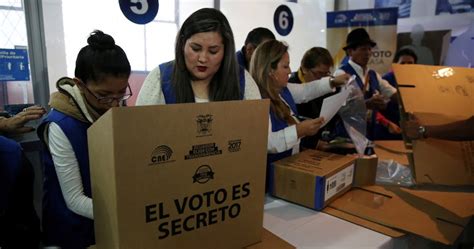 Ecuador Listo Para Votar Este Domingo En Consulta Popular