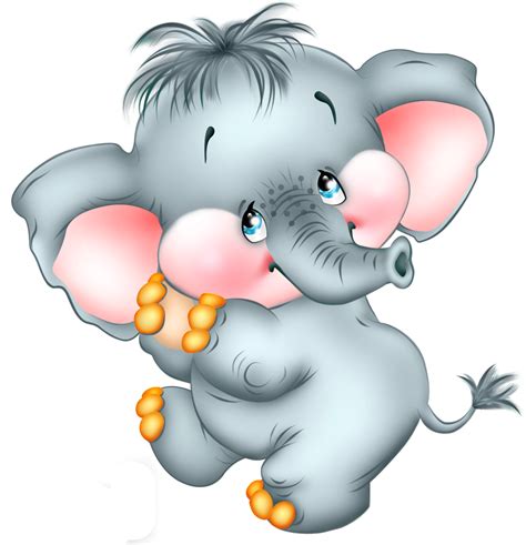 Cute Cartoon Elephant Free Png Picture