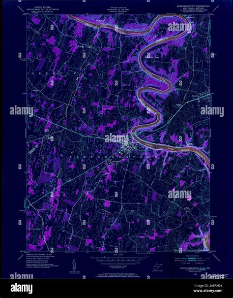 Map Of Shepherdstown Hi Res Stock Photography And Images Alamy