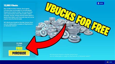 How To Get V Bucks Redeem Codes For Free In Fortnite Youtube