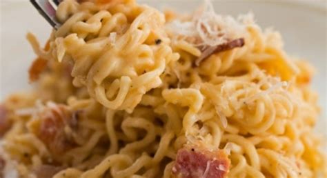 Ramen Carbonara Pasta Keeprecipes Your Universal Recipe Box