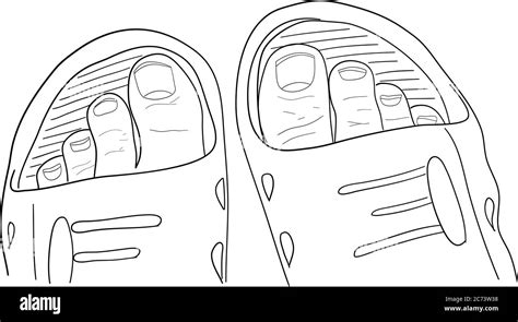 Foot Coloring Page